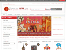 Tablet Screenshot of decoracionindia.com